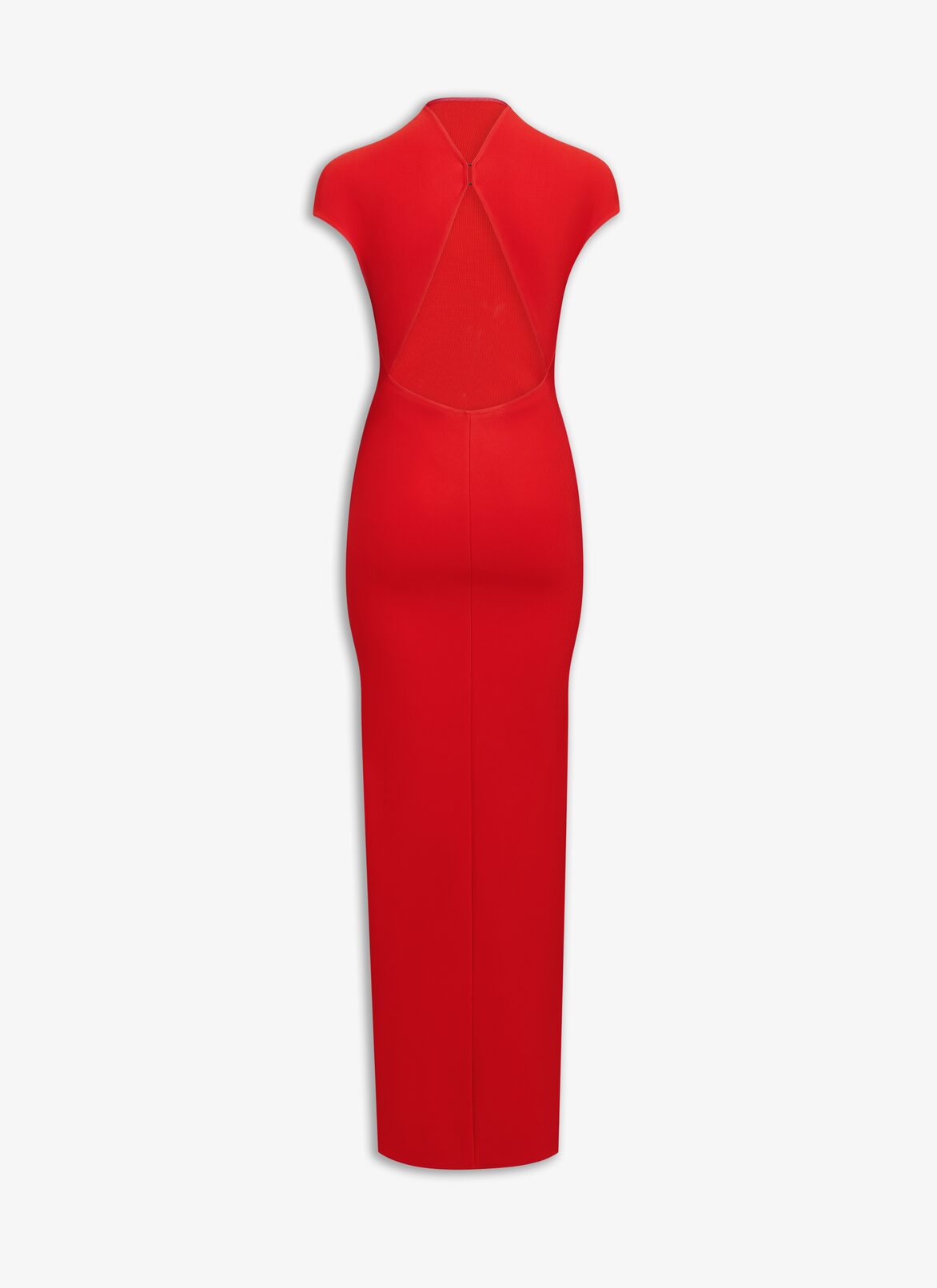 SCULPTING CORSET DRESS ALAÏA RED SCULPTING CORSET DRESS